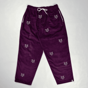 Calça Veludo cotelê - Purple Foxes
