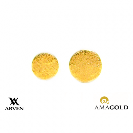 Topo Circular Diamantado em Ouro 14K (Rosca Interna 1.6mm) - TM