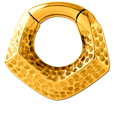 Piercing em Gold PVD 24K Segment Articulado Clicker - GPSCSHB08