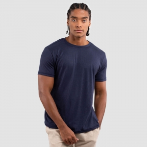 T-Shirt Canelada Azul Marinho