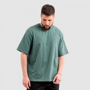 T-Shirt Oversized Verde Petróleo