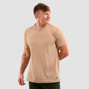 T-Shirt Texturizada Bege