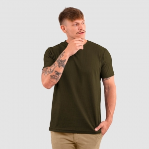T-Shirt Texturizada Verde Militar