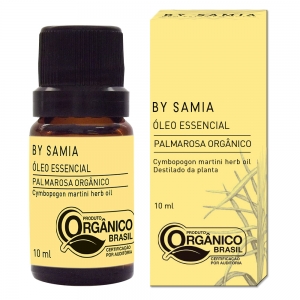 Óleo Essencial de Palmarosa Orgânico 10 ml - Gerânio Indiano ou Rosha