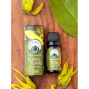 Óleo Essencial de Ylang Ylang 5 ml BioEssência - Ajuda a aliviar a ansiedade e promove relaxamento