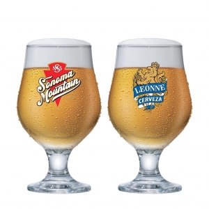 Luva de Taças de Vidro Happy Hour Beer Master Patra Cerveja 380ml 2 Pcs - Ruvolo
