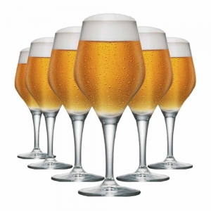 Jogo de Taças de Cristal Beer Sommelier Para Cerveja 615ml 6 Pcs - Ruvolo