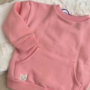 Blusão Básico Menina Toddler Em Moletom Peluciado - Rosa