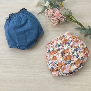 Kit Tapa Fralda -  Jeans Comfortl/Floral