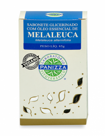 SABONETE GLICERINADO DE MELALEUCA - 85g - VEGANO - Panizza