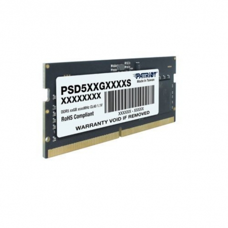 MEMÓRIA 32GB DDR5 4800MHZ PATRIOT SIGNATURE LINE, PRETO, NOTEBOOK - PSD532G48002S