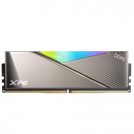 MEMÓRIA 32GB DDR5 (2 X 16GB) 6600MHZ XPG LANCER RGB ROG CERTIFIED, CINZA - AX5U6600C3216G-DCLARROG