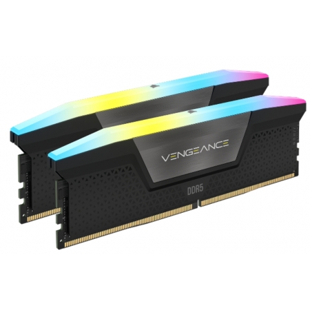 MEMÓRIA 64GB DDR5 (2 X 32 GB) 5600MHZ CORSAIR VENGEANCE RGB, BLACK - CMH64GX5M2B5600C36