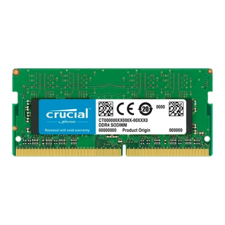 MEMÓRIA 8GB DDR4 2666MHZ CRUCIAL, NOTEBOOK - CB8GS2666