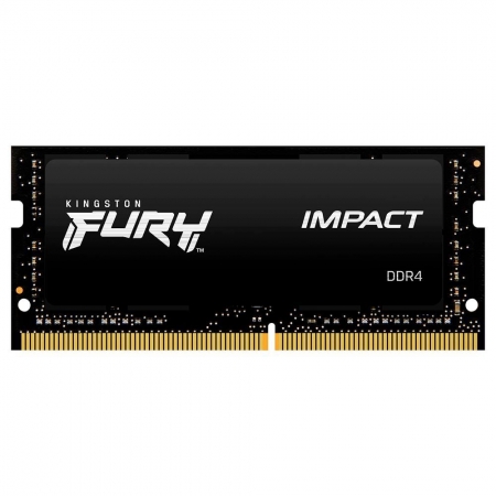 MEMÓRIA 8GB DDR4 2666MHZ KINGSTON FURY IMPACT, NOTEBOOK - KF426S15IB/8