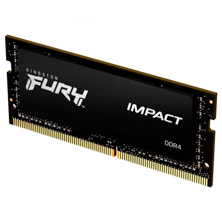 MEMÓRIA 8GB DDR4 2666MHZ KINGSTON FURY IMPACT, NOTEBOOK - KF426S15IB/8