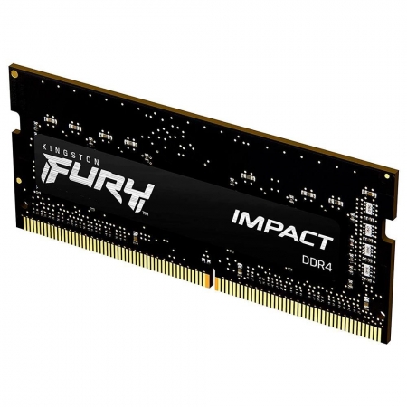 MEMÓRIA 8GB DDR4 3200MHZ KINGSTON FURY IMPACT, NOTEBOOK - KF432S20IB/8