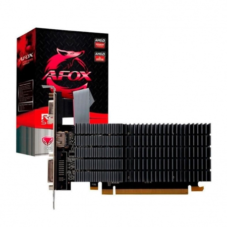 PLACA DE VÍDEO AFOX RADEON R5 220 2GB, DDR3, 64-BIT, 1X DVI / 1X VGA / 1X HDMI - AFR5220-2048D3L5-V2