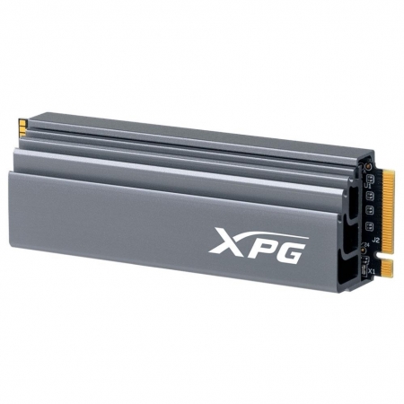 NVME 2TB XPG GAMMIX S70 HEATSINK, M.2 2280, PCIE GEN 4X4, LEITURA 7400MB/S, GRAVAÇÃO 6400MB/S - AGAMMIXS70-2T-C