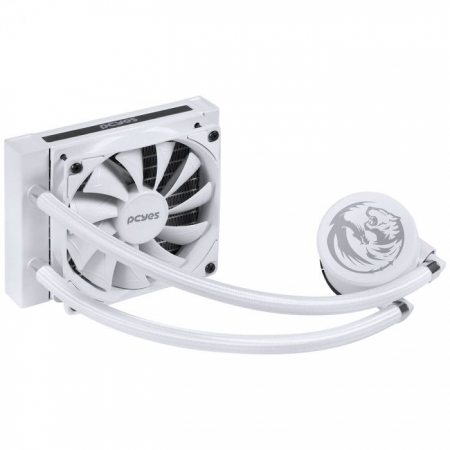 WATER COOLER 120MM PCYES SANGUE FRIO 2 WHITE, AMD/INTEL - PSF2120H33WHSL