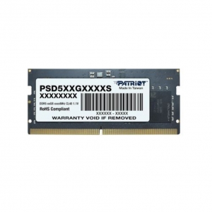 MEMÓRIA 16GB DDR5 4800MHZ PATRIOT SIGNATURE LINE, PRETO, NOTEBOOK - PSD516G480081S