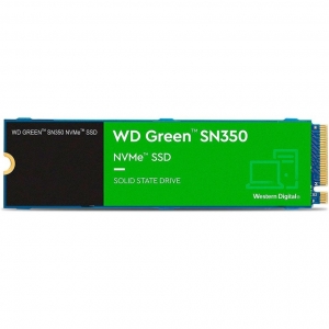 NVME 500GB WD GREEN SN350, M.2 2280, PCIE GEN 3X4, LEITURA 2400MB/S, GRAVAÇÃO 1500MB/S - WDS500G2G0C-00CDH0