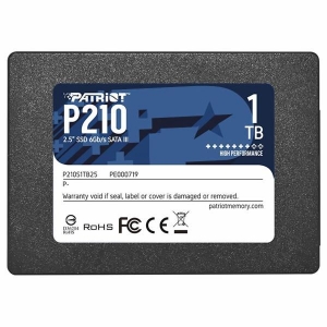 SSD 1TB PATRIOT P210, SATA III, LEITURA 520MB/S, GRAVAÇÃO 430MB/S - 9SE00100-P210S1TB25