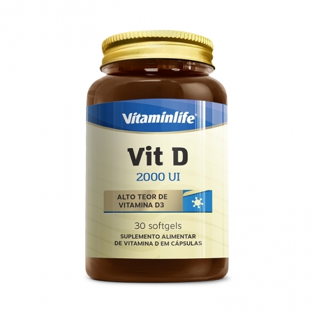 Vitamina D 2000UI - 30 softgels