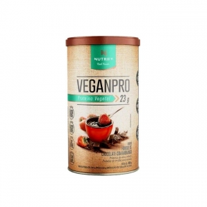Veganpro - Chocolate Com Morango - 450g Proteína Vegetal Em Pó