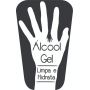 Etiqueta Adesiva - Álcool Gel 3,5x5,5cm C/10 (Pacote)