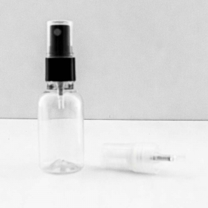 Frasco Pet Cilíndrico 030ml 18/410 Cristal - (045) C/ Válvula Spray