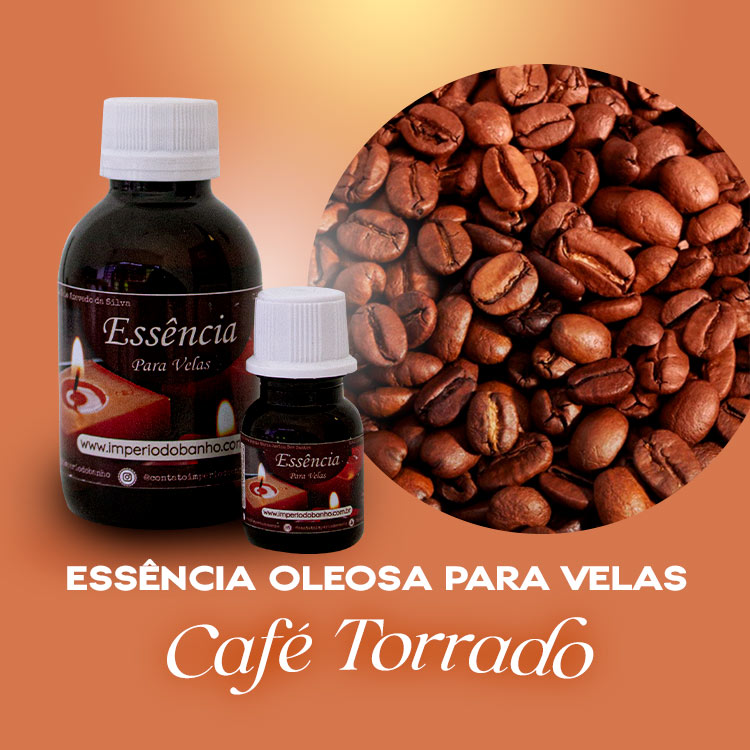 Essência Concentrada Café Torrado - Oleosa (Base Dietilfitalato) Para Velas