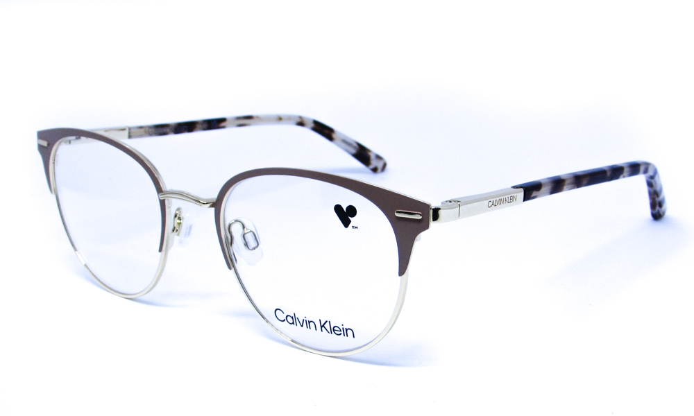 Óculos de Grau Calvin Klein Unissex Redondo Metal