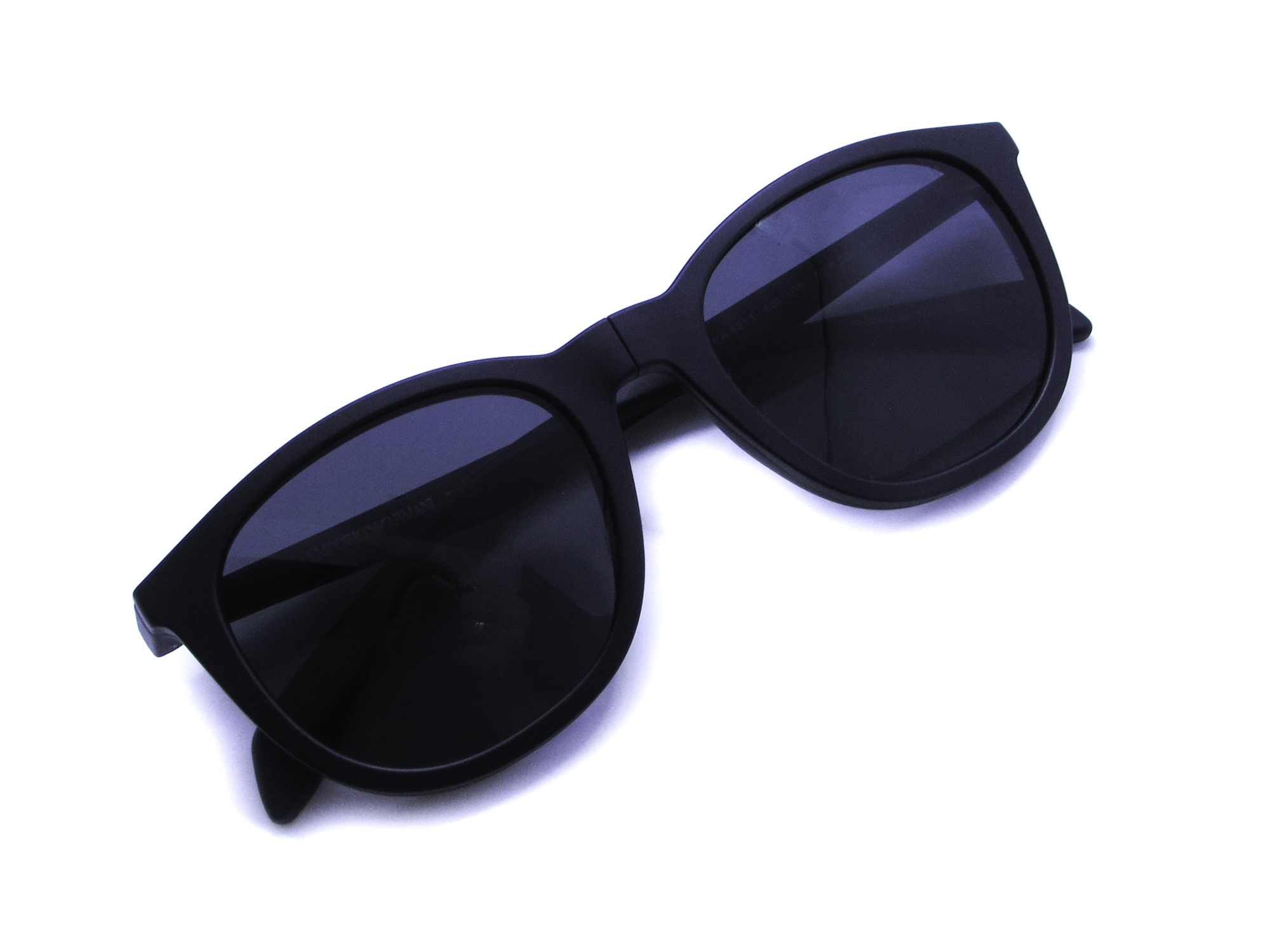 Óculos de Grau Emporio Armani Masculino Redondo Com Duas Lente Adicional Clipon