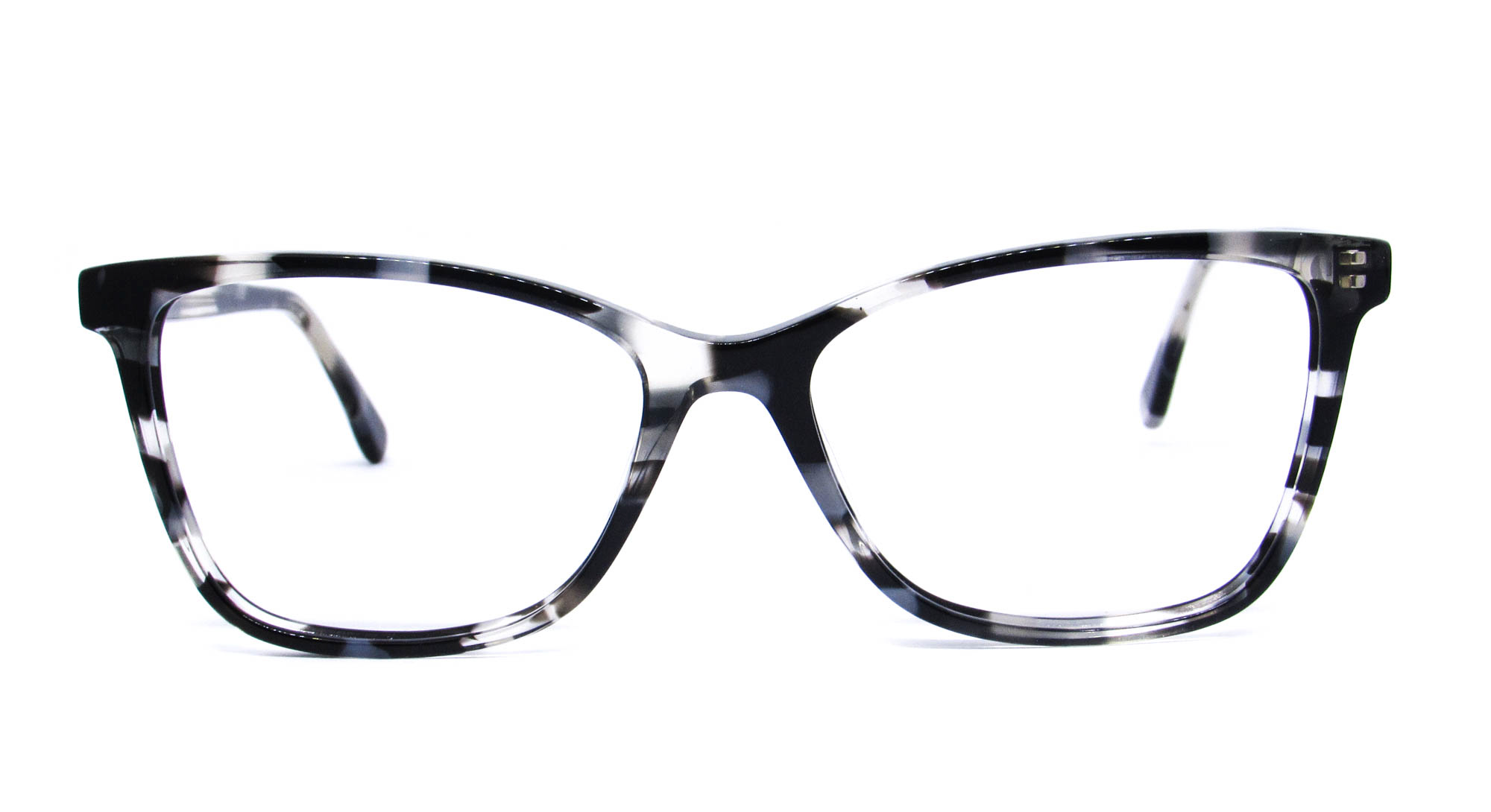 Óculos de Grau Feminino Gatinho Mesclado com Preto
