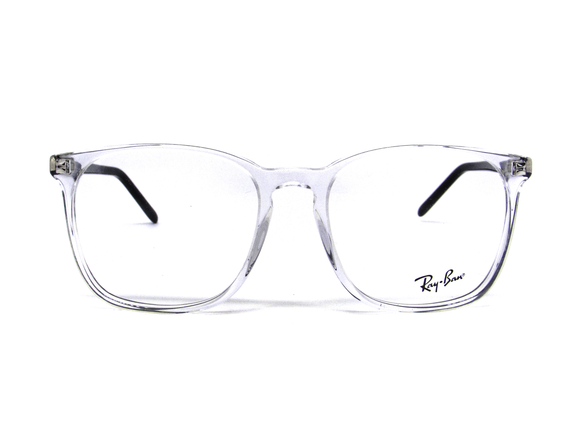 Óculos de Grau Ray Ban Unissex Quadrado Acetato Transparente