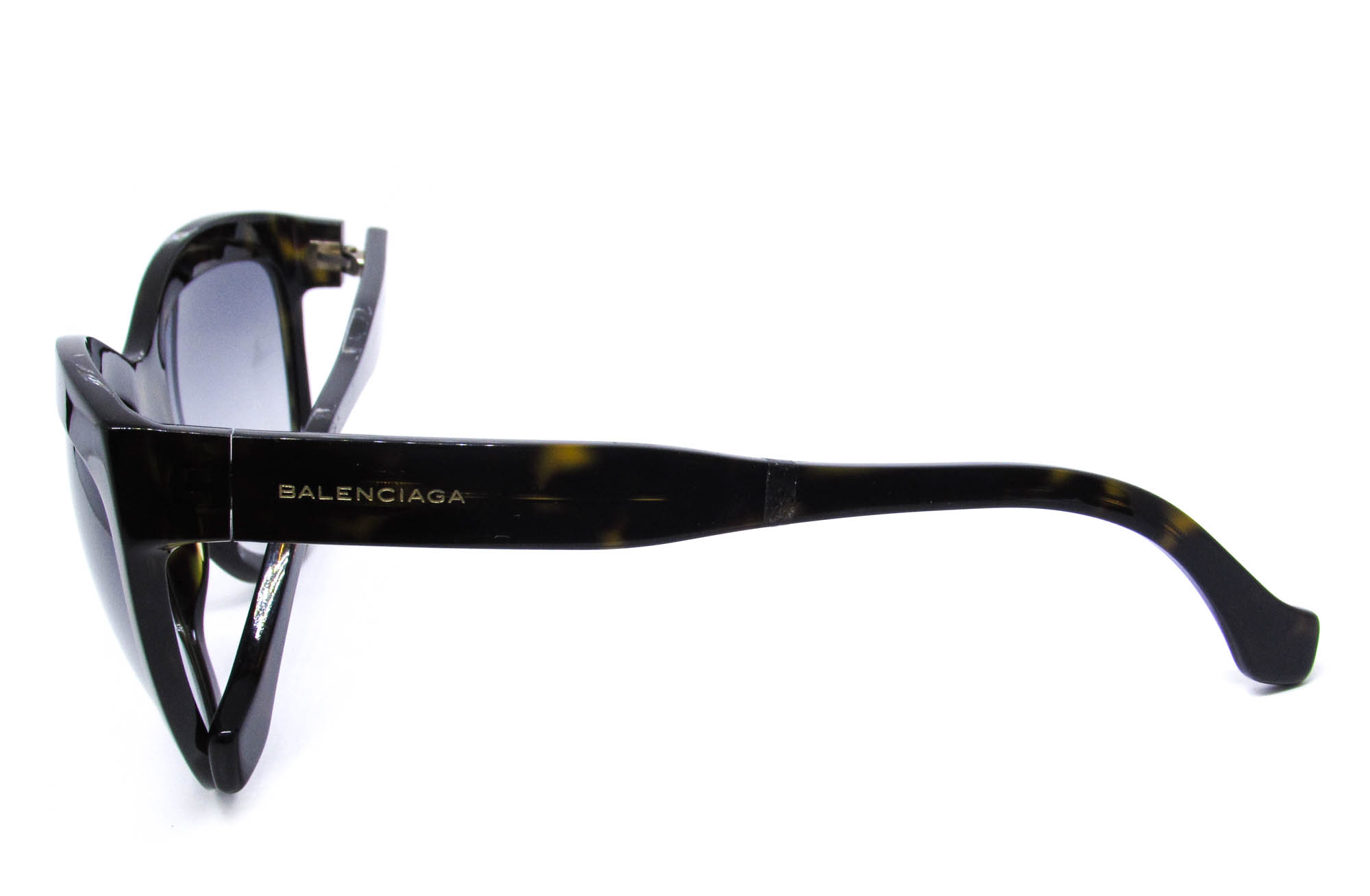 Óculos de Sol Balenciaga Feminino Gatinho Preto Mesclado