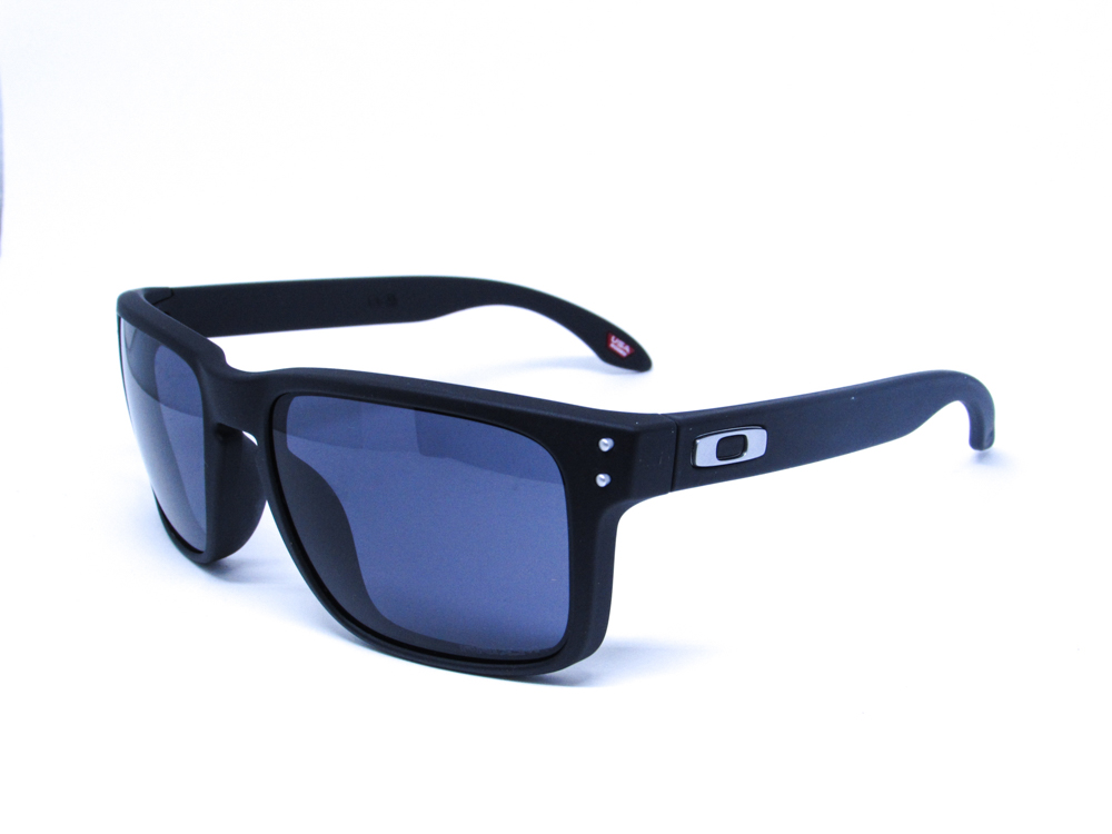 Óculos de Sol Oakley Masculino Retangular Acetato Preto