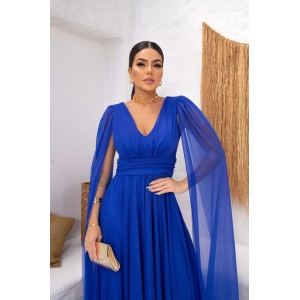 Vestido Bianca Azul   - Tule Brilhante