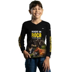 Camisa Agro BRK Gado Cruzado com UV50  - Tamanho: Infantil GG