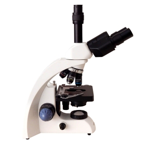 Microscópio Biológico Trinocular 40X Até 1000X Ou 2000X Iluminação LED e Suporte Para Bateria Recarregável - Anatomic - TIM-18T