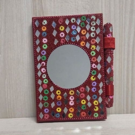 Caderno Indiano Bind Vermelho - Pequeno
