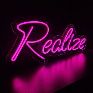 Led Neon em Acrílico - Realize 0,50 x 0,21cm
