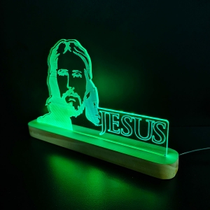 Luminária de Mesa Abajur - Jesus Cristo