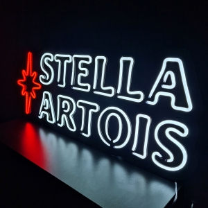 Painel Led Neon em mdf - Stella Artois 0,736 x 0,27cm