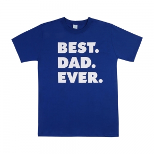 Camiseta BEST DAD EVER Azul