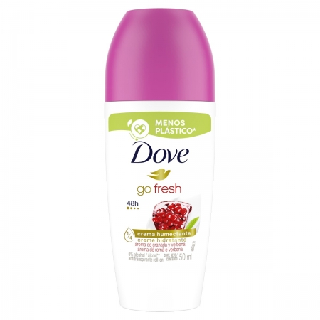 Desodorante Roll On Dove Feminino Go Fresh Romã E Verbena 50ml