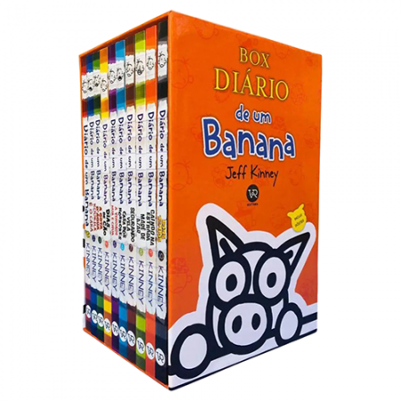 BOX - DIÁRIO DE UM BANANA - VOL 01 AO 10 - BROCHURA