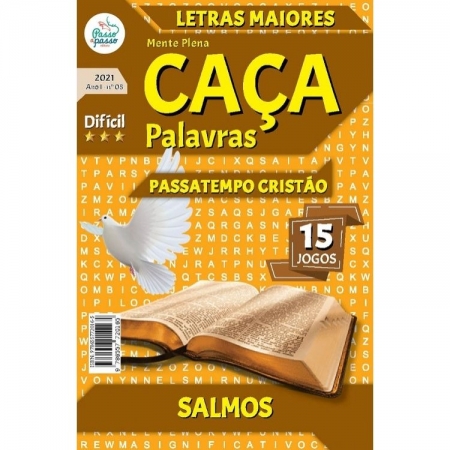 CAÇA PALAVRAS - SALMOS - DIFÍCIL