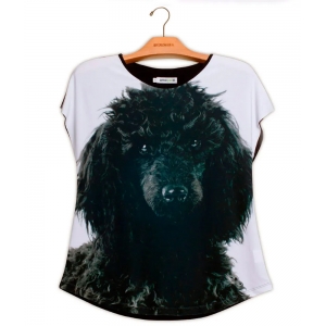 Camiseta Premium Poodle Preto Amopet